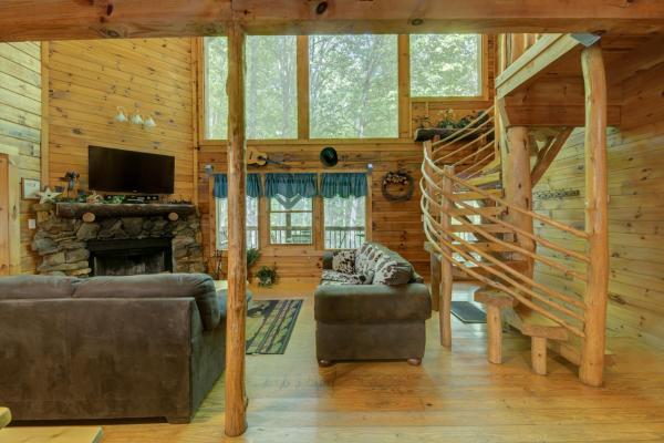 A Rustic Elegance #4 by Venture Smoky Mountains, Забронировать Дом для отпуска Starkeytown Great Smoky Mountains National Park