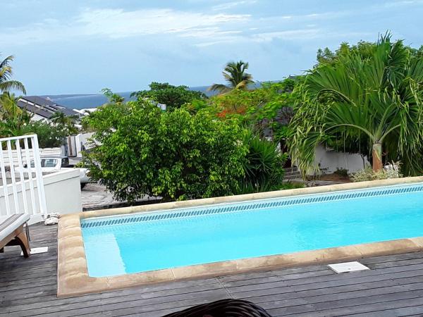 Villa With 3 Bedrooms in Saint Martin, With Wonderful sea View, Private Pool, Enclosed Garden - 2 km From the Beach