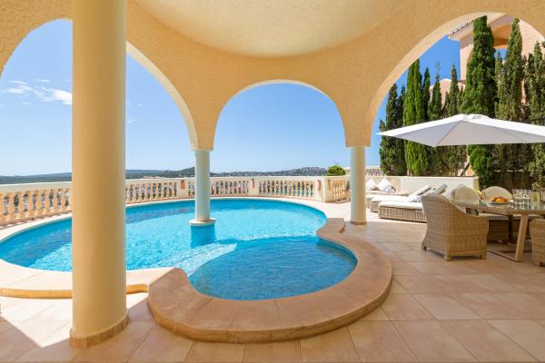 Meerblick Villa "Buena Vista" in Santa Ponsa, Mallorca, Забронировать Вилла Виллы Санта Понса, Вилла