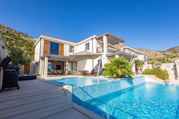 Luxury Villa Anna with private pool & Jet pool near Dubrovnik, Забронировать Вилла Виллы Иваница, Вилла