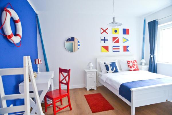 Nautical rooms in old part of the town