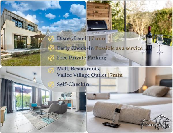 Magny's Oasis - DisneyLand 5min - Private Parking - Terrace & Garden, Забронировать Дом для отпуска Маньи-ле-Онгр Марн-ла-Валле