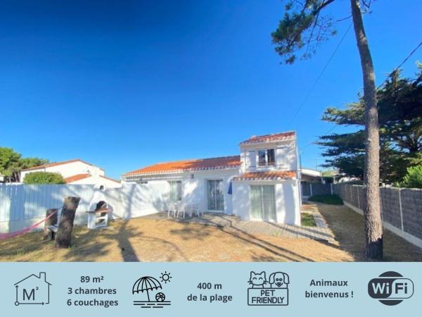 Maison Bretignolles-sur-Mer, 4 pièces, 6 personnes - FR-1-231-205