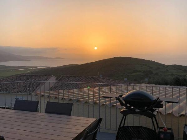 Panorama exceptionnel sur les hauteurs de Propriano, 预订 度假屋 普罗普里亚诺 Valinco Gulf