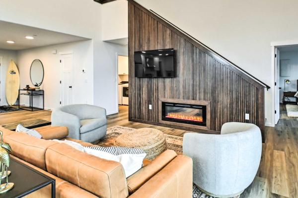 Modern Ocean Shores Getaway with Dock