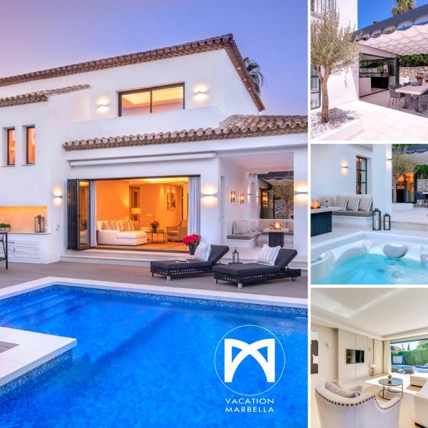VACATION MARBELLA I Villa Lina, Golf Valley, Private Heated Pool, Jacuzzi, Close to the Marina, Забронировать Вилла Марбелья Коста-дель-Соль