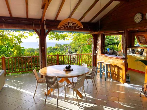 Villa Nature caraïbe lodge, vue mer, piscine privée, Забронировать Вилла Деше Бас-Тер