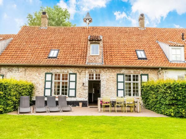 Historic Farmhouse Middle of Polder Landscape