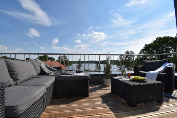 5 Sterne-Ferienhaus-See-Sauna-Kamin-Garten im Naturpark