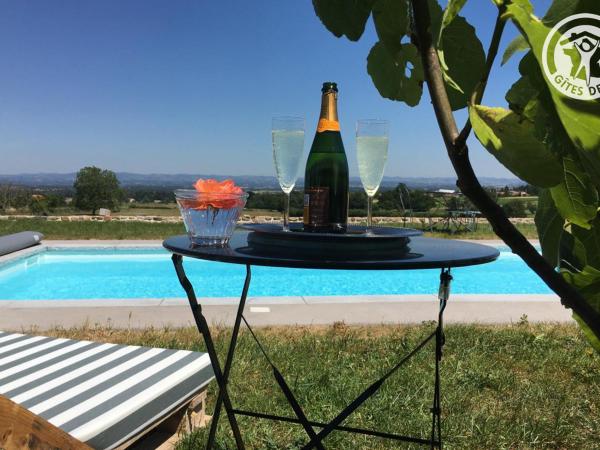 Gîte confortable avec piscine et animaux admis à Saint-André-d'Apchon - FR-1-496-143