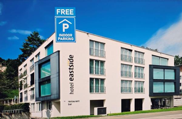 Hotel Eastside (free parking garage)