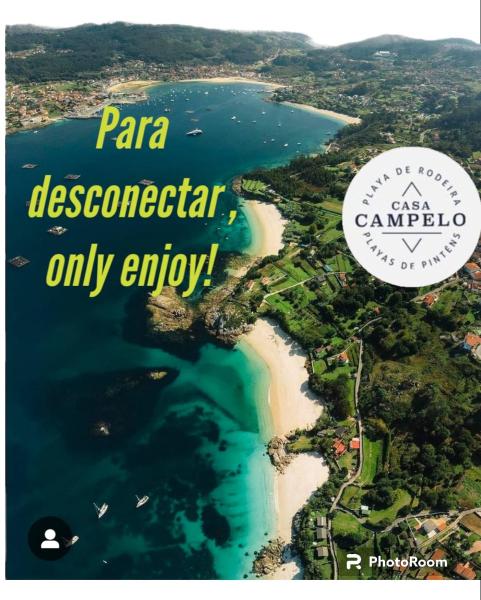 Casa CAMPELO- Playas de Pinténs - CANGAS-HIO- Ría de Aldán, Забронировать Дом для отпуска Ио Pontevedra Province