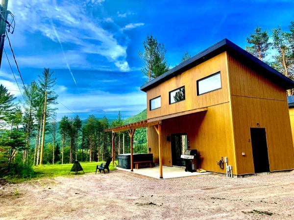 Vallée bras du Nord Jumeau 2 avec spa, Забронировать Шале Сен-Ремон 