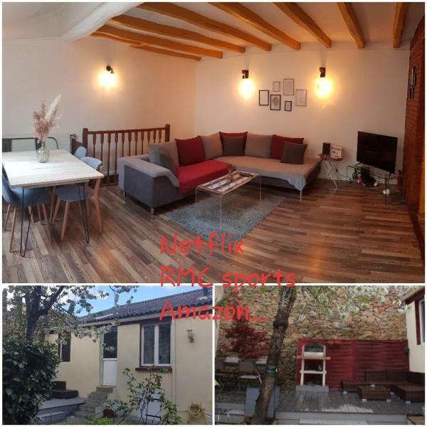 Maison charmante avec jardin centre-ville proche puy du fouu Arrivée autonome, Забронировать Дом для отпуска Коттеджи Замка Пюи-дю-Фу, Коттедж