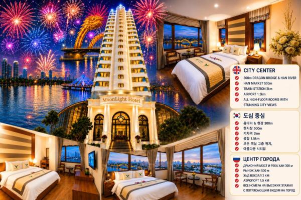 MOONLIGHT Hotel & Spa- Best skyline view in Da Nang city center