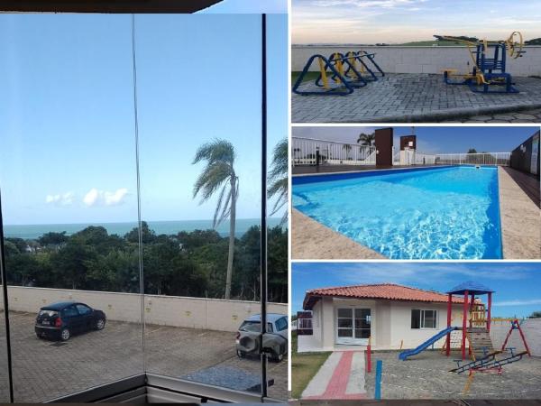 Apartamentos com Vista pro Mar de Imbituba residencial mar azul, Забронировать  Отели Санта-Катариной с парковкой, Парковка