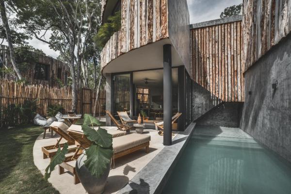Jungle Luxury Villa Pvt Pool 100mbs AC Concierge D9, Забронировать  Отели Тулум с бассейном, Бассейн