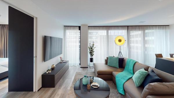 Spacious 1 bedroom apartment with balcony, Забронировать Апартаменты/квартира Цюрих Цюрих