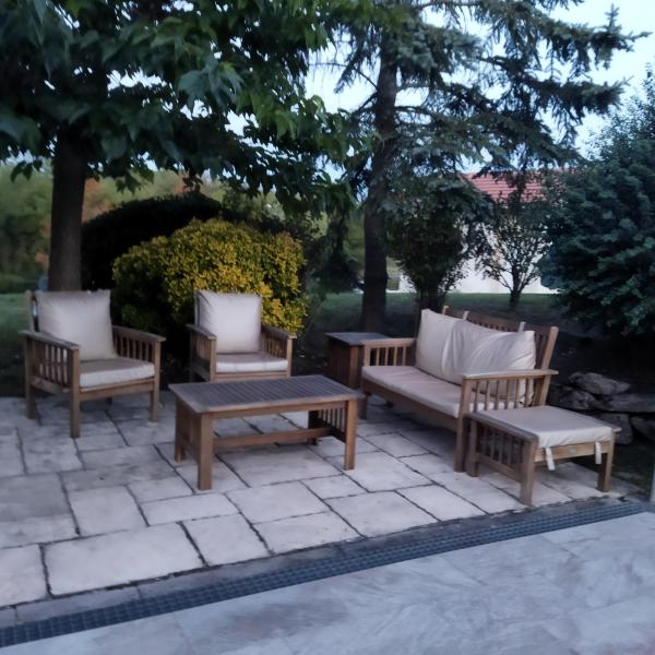 Chambre dans un écrin de verdure