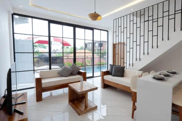 Cozy Seminyak Loft 3 Bedroom Private Villa, Забронировать  Семиньяк Бадунг