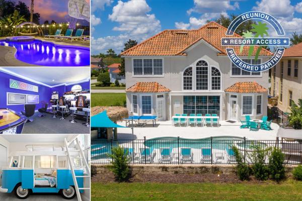 Exclusive Villa with Large Private Pool on Reunion Resort and Spa Orlando Villa 5282, Забронировать  Киссимми Диснейуорлд Орландо