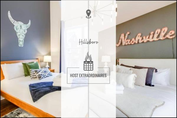 Two Townhomes Rooftop Patios Hillsboro Village, Забронировать  Нэшвилл Нэшвилл