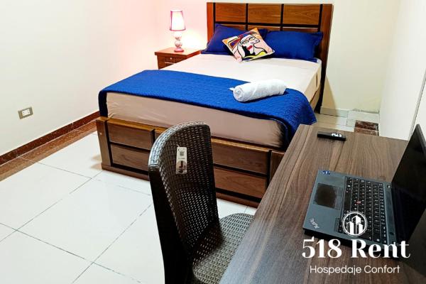 Studio Backpackers Wifi, Central , Fan, Забронировать  Санта-Крус-де-ла-Сьерра департамент Санта-Крус