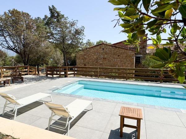 Villa NAOMI piscine à 100m de la plage, Забронировать  Ольмето Valinco Gulf