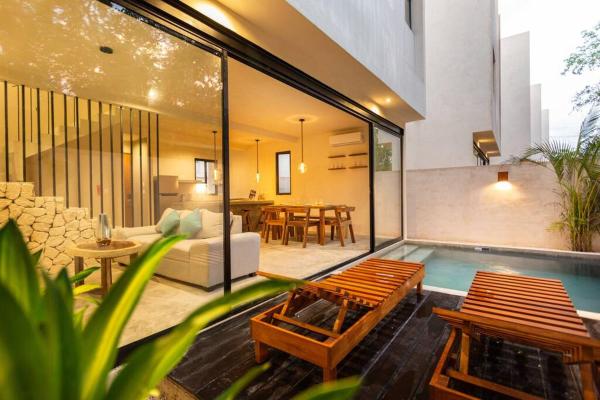 4 Bedroom Villa Cedra #10, Забронировать  Отели Тулум с бассейном, Бассейн