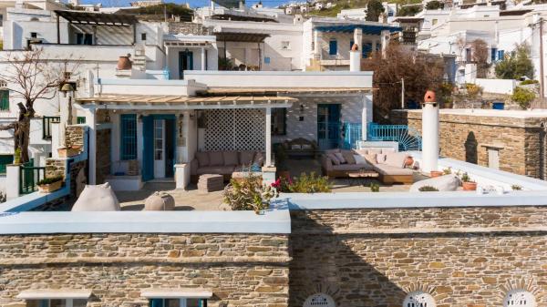 Tinos Grand Villa 6BR 15ppl Infinite Views, Забронировать  Триандарос Тинос