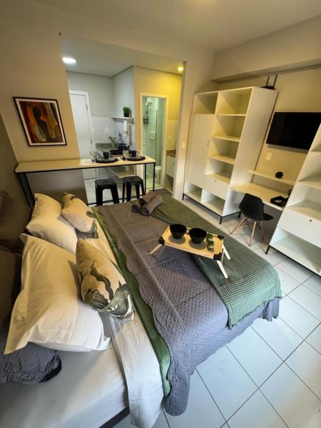 906 Apartamento Gracioso!, Забронировать  Отели Рибейран-Прету с бассейном, Бассейн