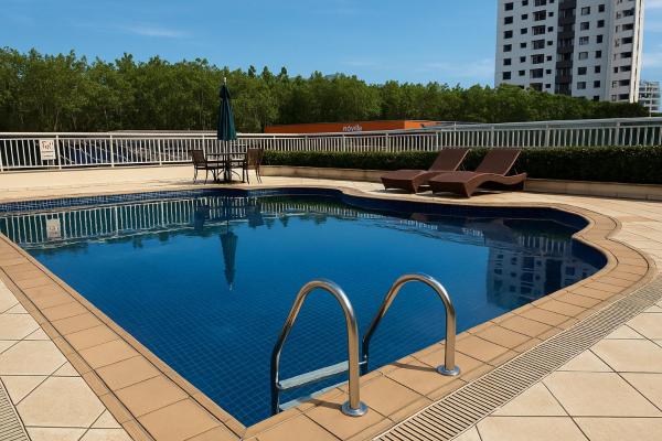 Flat Próximo ao Riocentro - Barra da Tijuca, Забронировать  Отели штата Рио-де-Жанейро с парковкой, Парковка