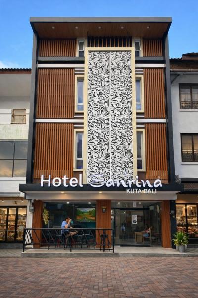 Hotel Sanrina Kuta Bali, Забронировать  Отели Куты с парковкой, рядом с Площадь Кута, Парковка