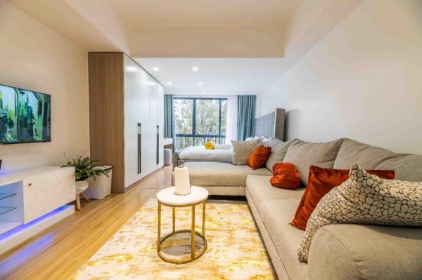 lovely fully furnished studio apartment in kilimani with unbeatable city views