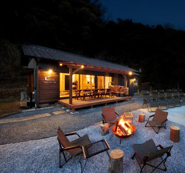 SHELTER君津 星が降りそそぐ千葉県Villa 最大8名 都心から70分 吹抜け貸切サウナ 雨でもBBQ 天体観測, Забронировать  Кимицу Тиба