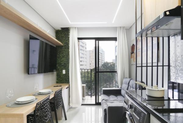 Vibe Vila Olímpia - Studios por temporada, Забронировать  Отели Сан-Паулу с парковкой, Парковка