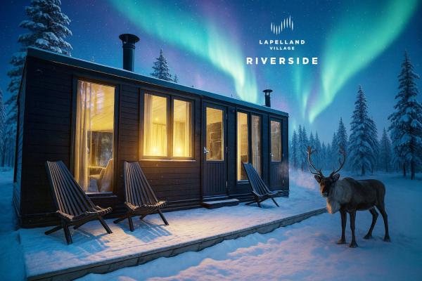 Lapland Landscape Cabin with Nature View, Sauna, Fireplace & Kitchen, Ylläs, Äkäslompolo, Riverside Village, Забронировать  Экясломполо Юлляс