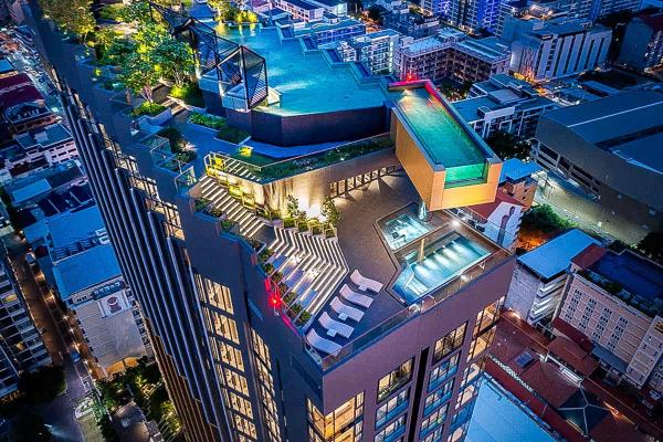 芭提雅海滩公寓预定 高层海景房 免费健身房 临近海滩 23f, Забронировать  Паттайя Чонбури