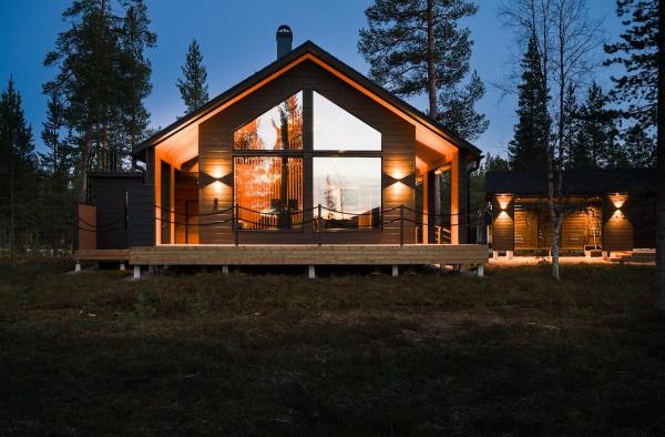 Atmospheric Villa in a mountain landscape, Забронировать  Кюрё Enontekio Region