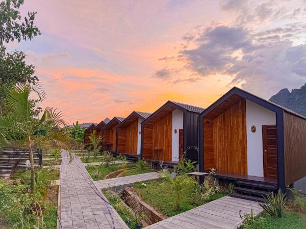 Mini Vangvieng Resort, Забронировать  Ванг-Вьенг Вьентьян, рядом с Vang Vieng Hospital