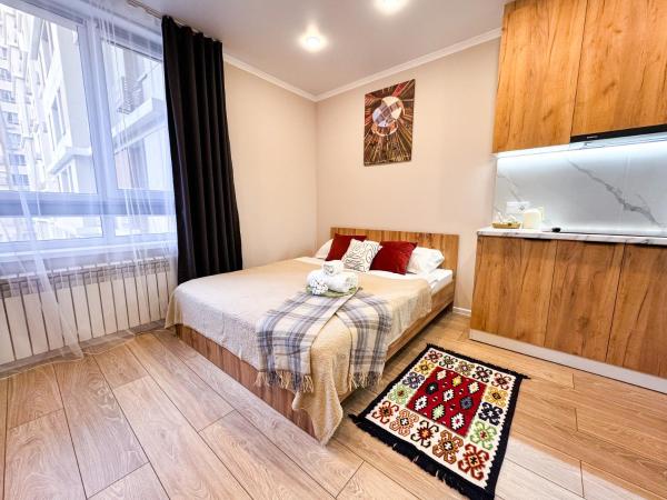 Urban studio for 4 person in Almaty, Забронировать  Алматы Казахстан