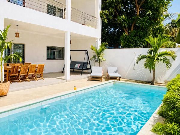 Villa Keur Lune - Saly - SENEGAL, Забронировать  Отели Тиес с бассейном, Бассейн