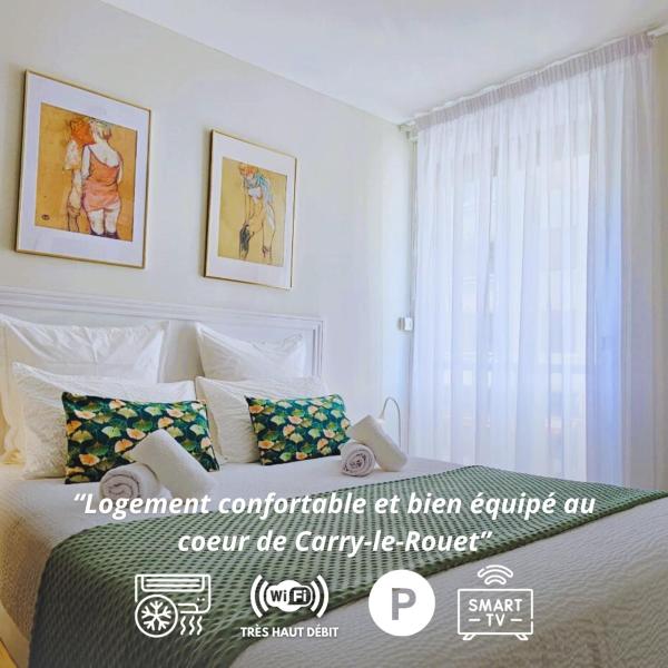 T2 Cosy Centre Ville - Lit Queen size - 1 place de parking offerte, Забронировать  Отели Буш-дю-Рон с парковкой, Парковка