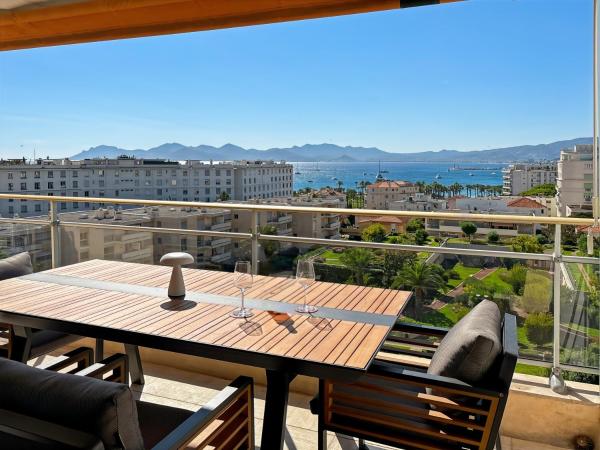 PAC7 - Très beau 2 pièces avec vue mer panoramique, Забронировать  Канны Приморские Альпы