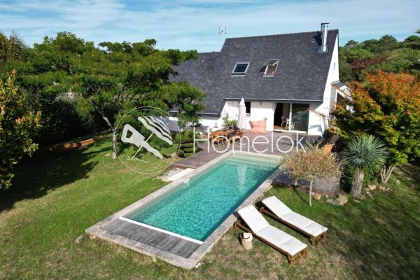 Villa avec piscine - calme absolu 5 min des plages, Забронировать  Эрдевен Morbihan