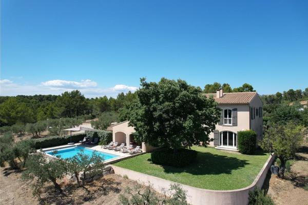 Villa air-conditioning heated pool Alpilles view Mouries LS1-455, Забронировать  Мурьес Альпий