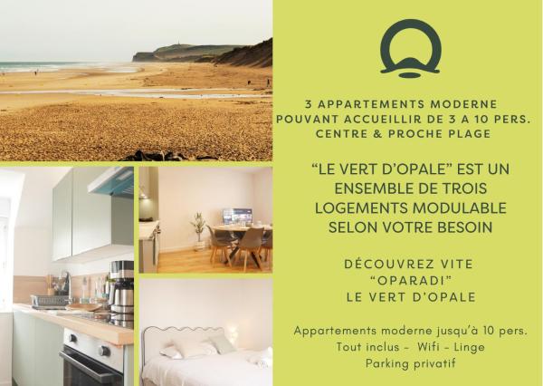 \Le Vert d\Opale\ Immeuble privatif 3 logements - Douceur et sérénité, Забронировать  Ле-Портель Opal Coast