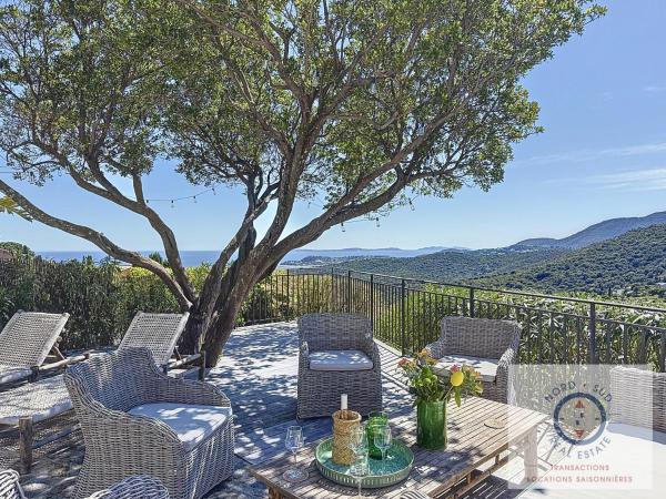 Villa SHALIMAR vue mer et piscine chauffée, Забронировать  Ла-Круа-Вальме Сен-Тропе залива