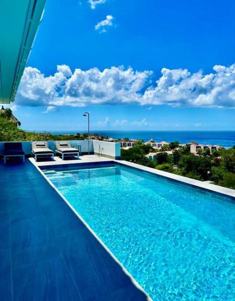 NEW Amazing Villa with Sea Views-Walk to Beach-8 guests-Private Pool, Забронировать  Виллибрордус Кюрасао