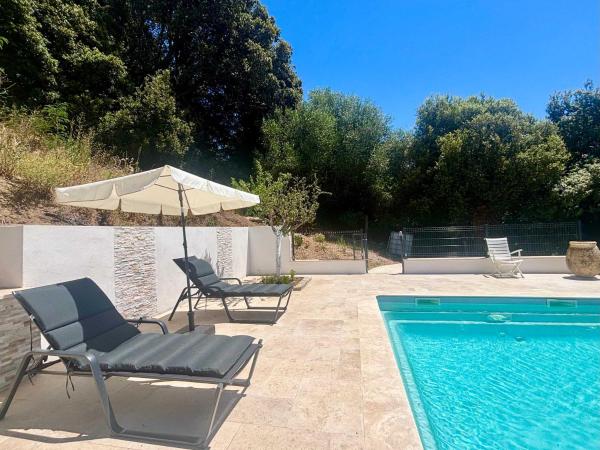 Casamea - Rez de Villa, Famille, Vue mer, Clim2, Забронировать  Апьето South Corsica